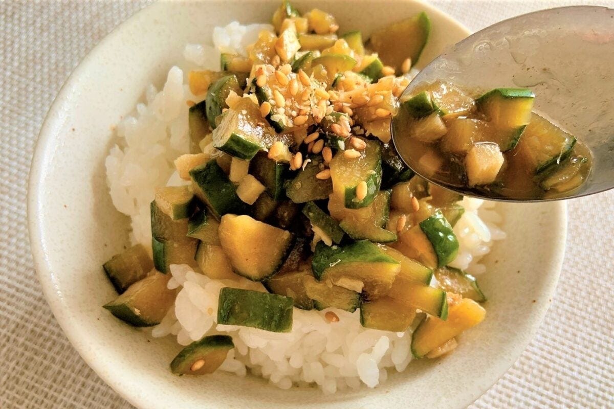 ぶっかけ生姜きゅう