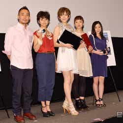 左から:向井宗敏監督、熊谷弥香、光宗薫、高山都、園ゆきよ