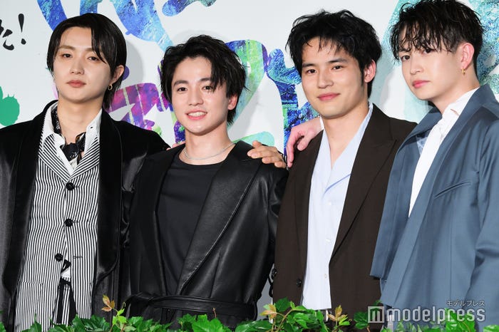 JUNON、木戸大聖、水上恒司、綱啓永(C)モデルプレス