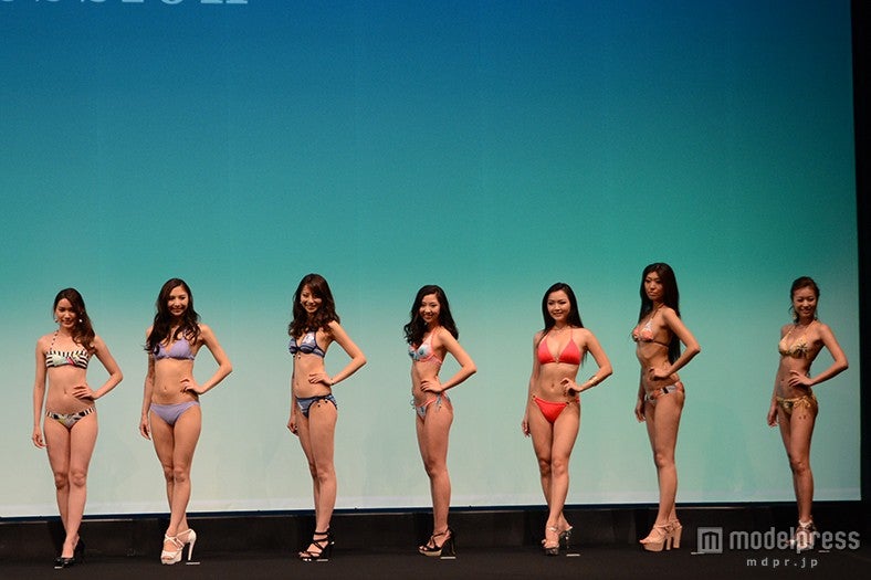 「2014ミス・アース・ジャパン日本大会」水着審査