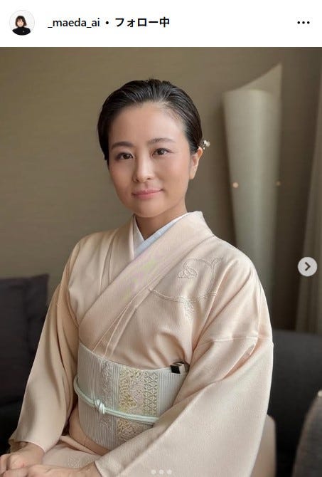 前田愛Instagramより