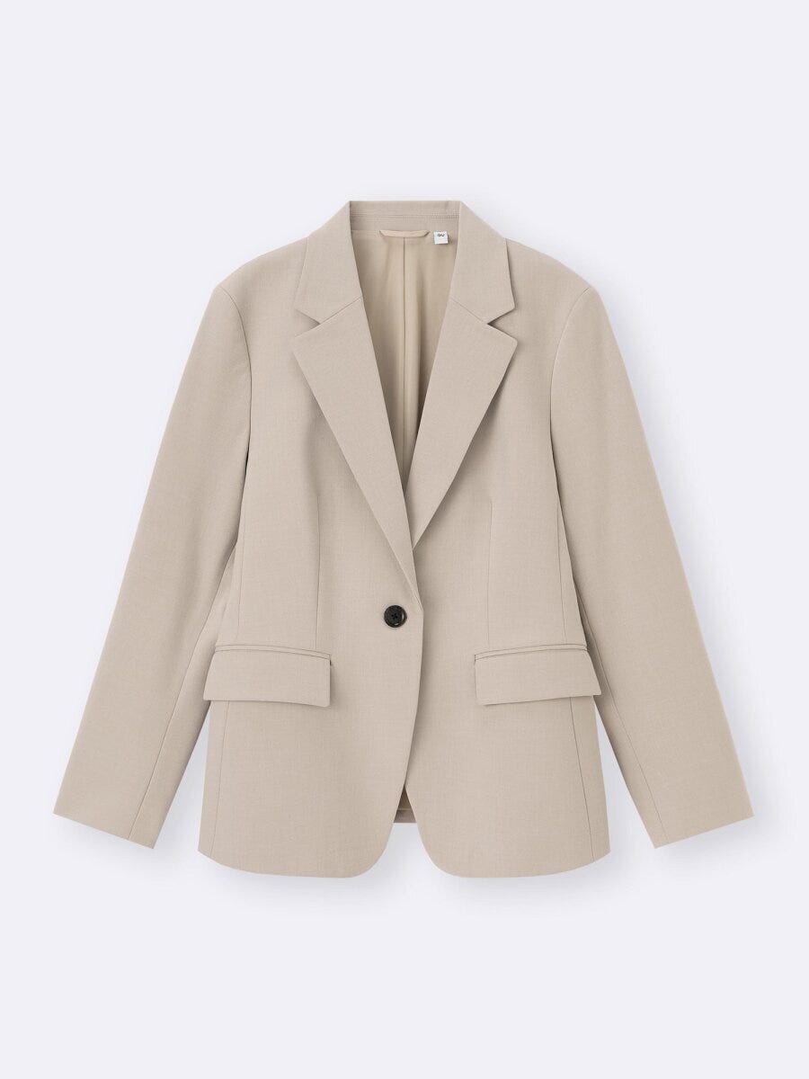 2026gu春大人女性おすすめウォッシャブルテーラードジャケット