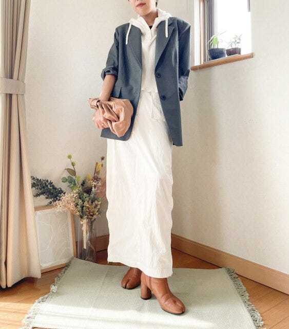 GU オーバーサイズテーラードジャケット GU オーバーサイズテーラードジャケット フーディ コーデ