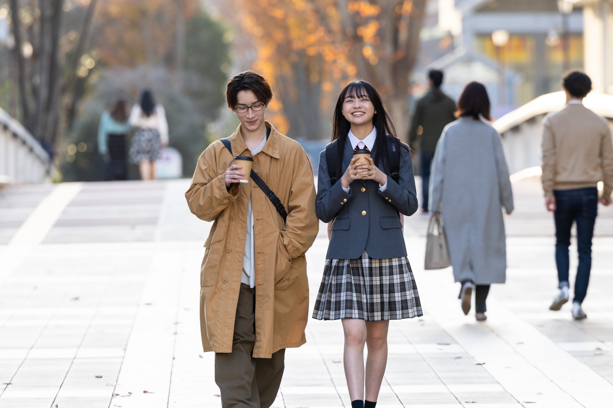 渡辺翔太、林芽亜里「先生さようなら」第9話（C）八寿子／小学館／「先生さようなら」製作委員会