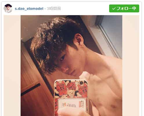 XOXだお、腹筋披露「甘いマスクに体は細マッチョ」ギャップ狙いを宣言