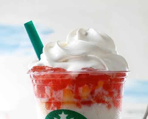スタバ、初夏の新フラペチーノ発表 ヨーグルト×フルーツの新食感