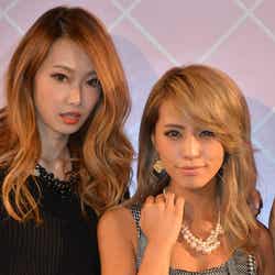 (左から)菜香、峯村優衣