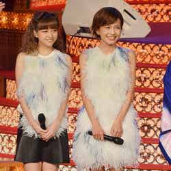 歴代大賞受賞曲の「スペシャルメドレー」を披露した（左より）伊藤千晃、宇野実彩子