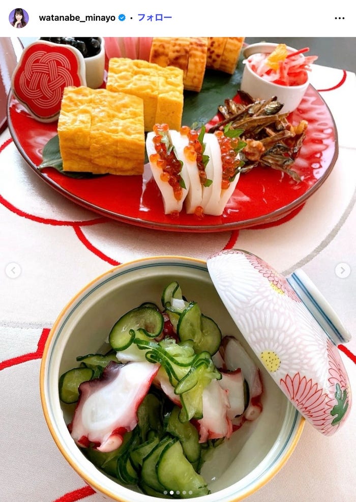 渡辺美奈代Instagramより