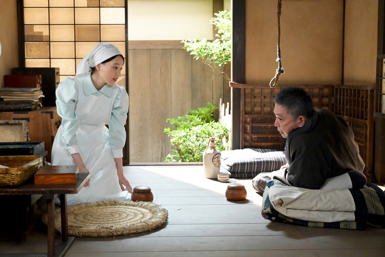上坂樹里、太田光「風、薫る」第124話（C）NHK