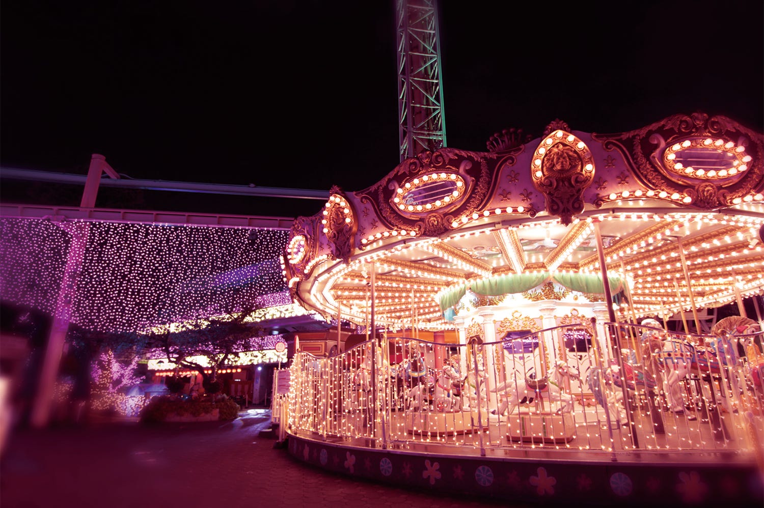 アトラクション10種が乗り放題!「浅草花やしき」でイルミ輝く大晦日カウントダウン