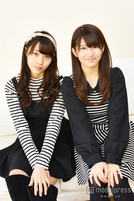 藤江れいな（左）、竹内美宥（右）