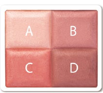 「ミックスカラーチークN 01ウォームローズ」（画像提供：株式会社セザンヌ化粧品）