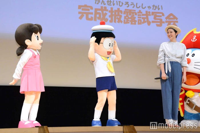 しずかちゃん、のび太、長澤まさみ (C)モデルプレス