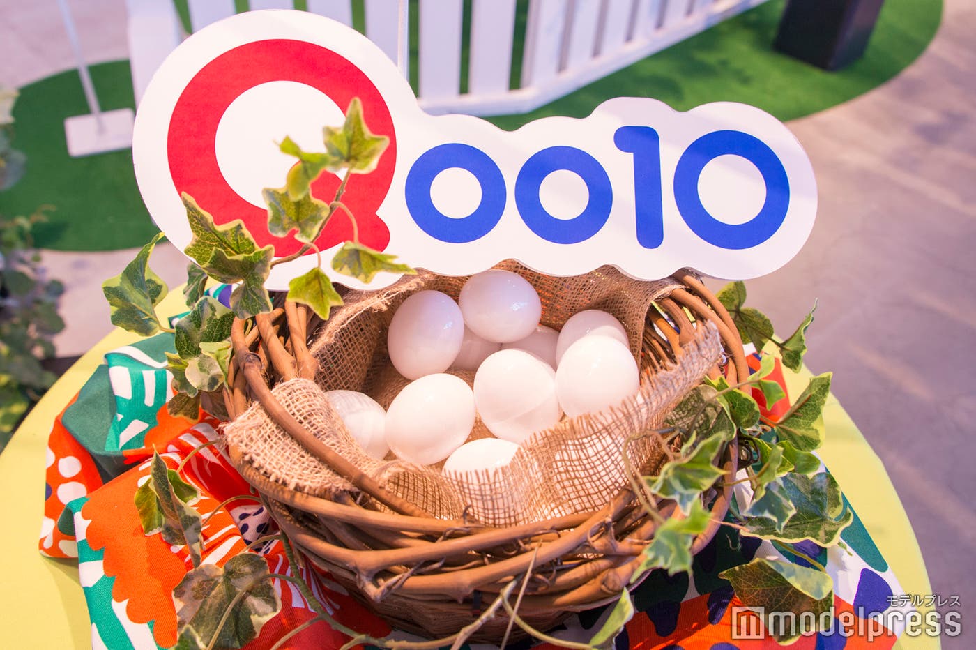 会場内にはイースターにちなんで卵がたくさん(C)モデルプレス