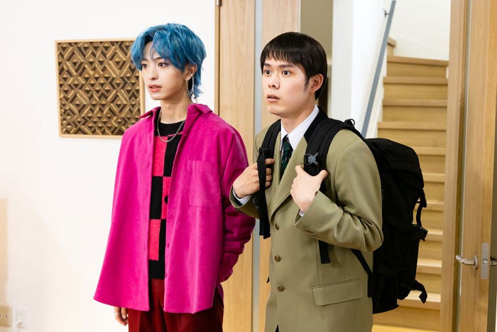 木村慧人、細田佳央太/「もしも、イケメンだけの高校があったら」第4話より(C)テレビ朝日