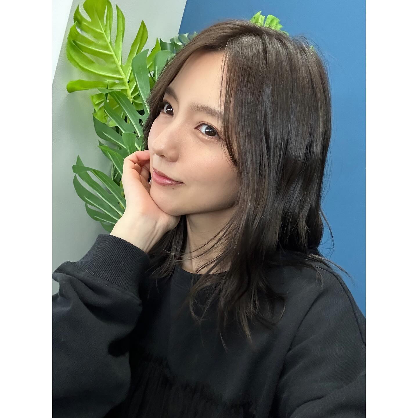 イメチェン後の真野恵里菜／真野恵里菜Instagramより