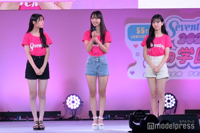 高比良由菜、竹下優名、松本麗世(C)モデルプレス