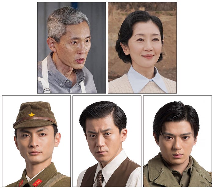 (左上から時計回りに)松重豊、麻生祐未、新田真剣佑、小栗旬、高良健吾 (C)テレビ東京