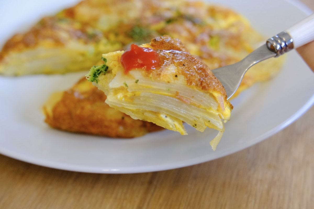 ロバート馬場・ふわとろスパニッシュオムレツ