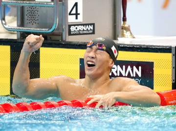 男子200メートル平泳ぎ・17歳大橋信が世界新V 0秒65更新！驚異の2分4秒83 “北島2世”にロス五輪も期待大