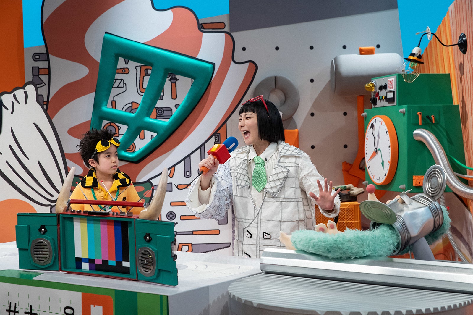 猪股怜生、鳥居みゆき （C）NHK