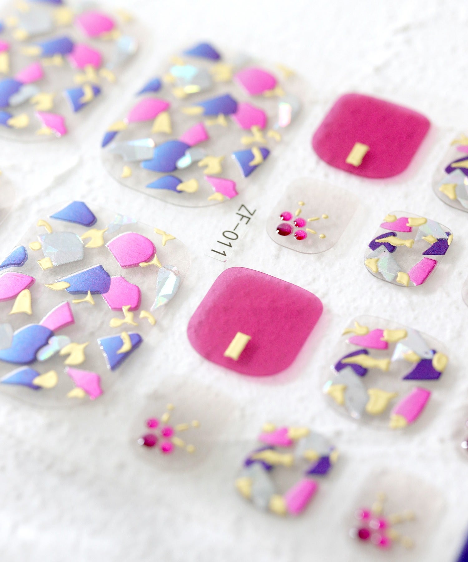 貼るだけシンプル2D/3Dジェルネイルシール