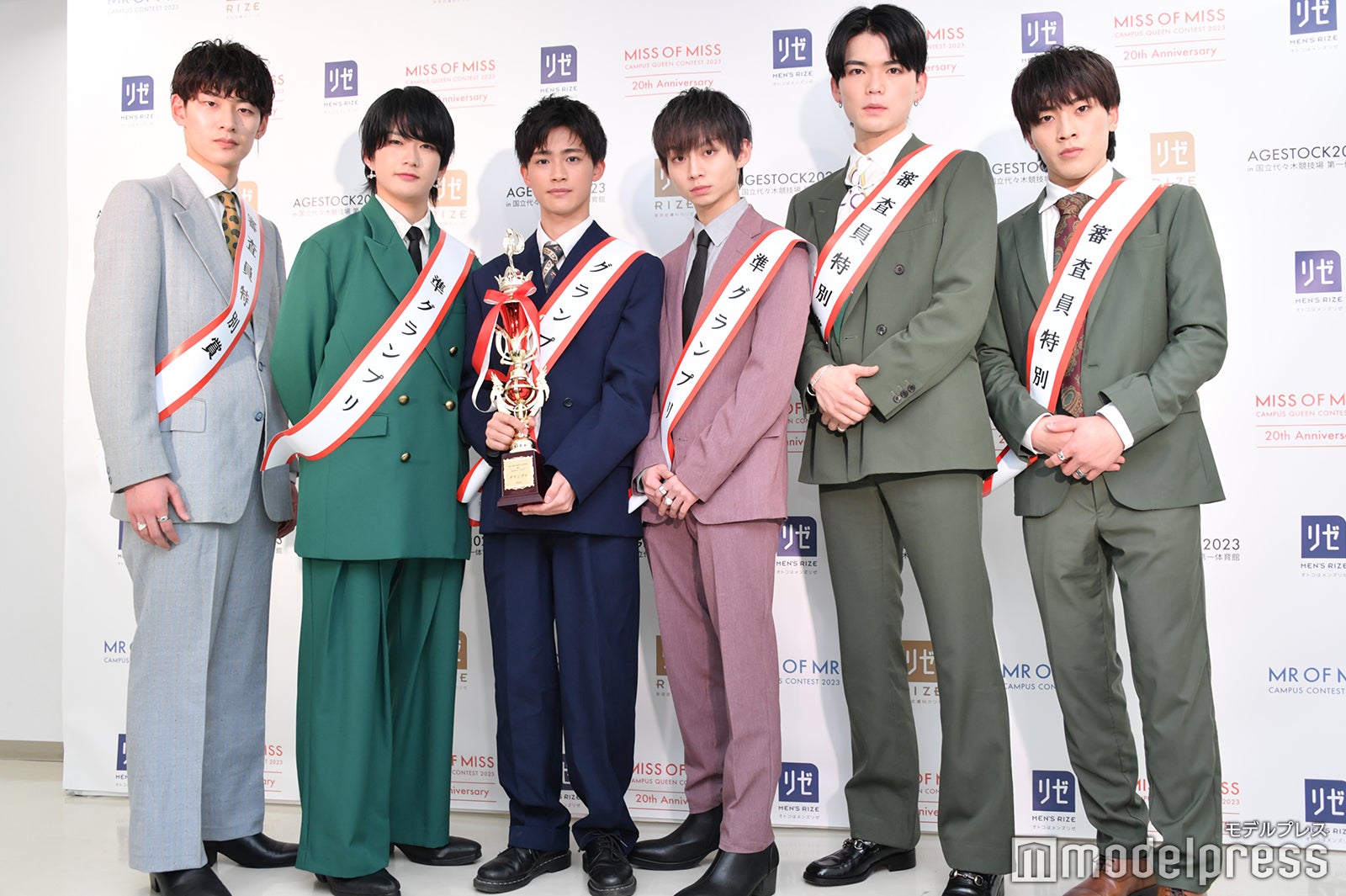 「MR OF MR CAMPUS CONTEST 2023 supported by メンズリゼ」受賞者 （C）モデルプレス