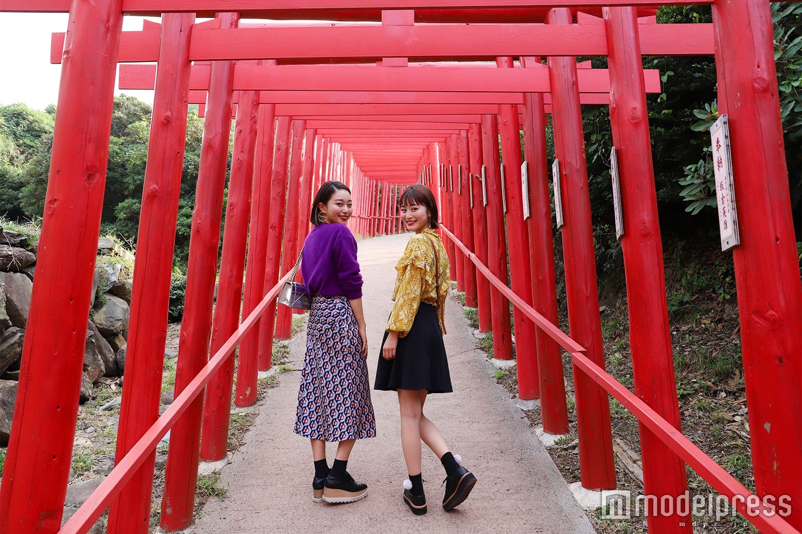 鳥居だけでもSNS映えばっちりな「元乃隅稲成神社」（C）モデルプレス