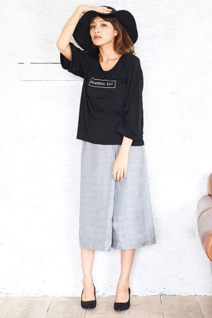 ラップデザインガウチョパンツ「Re:EDIT by GALSTAR」3,298円(税込)/画像提供:Re:EDIT by GALSTAR