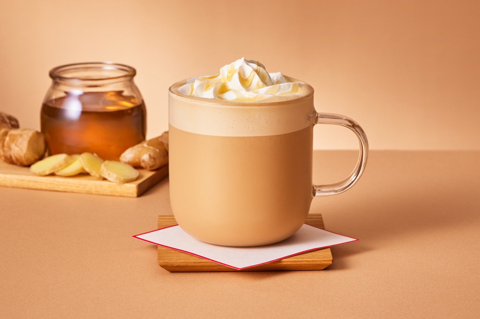 はちみつ生姜 米糀ミルク ラテ／提供画像