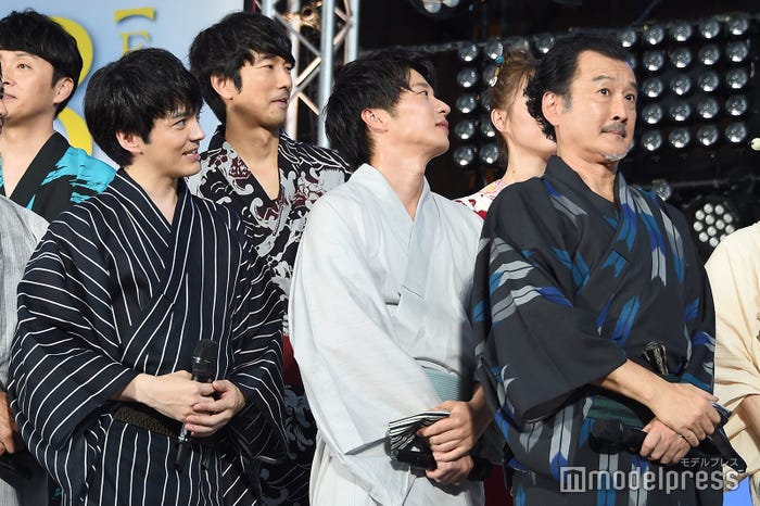 大塚寧々&金子大地の恋愛模様に期待する林遣都、眞島秀和、田中圭…吉田鋼太郎は目を見開き驚く(C)モデルプレス