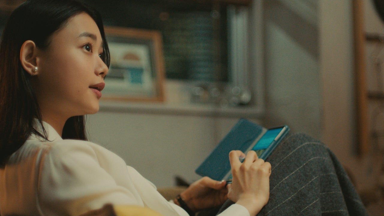 杉咲花／「うちの満菜みそ汁」篇より（提供写真）