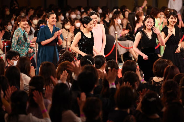 有村架純、安藤サクラ、尾野真千子、清野菜名、永野芽郁、松本穂香/写真提供:東京写真記者協会