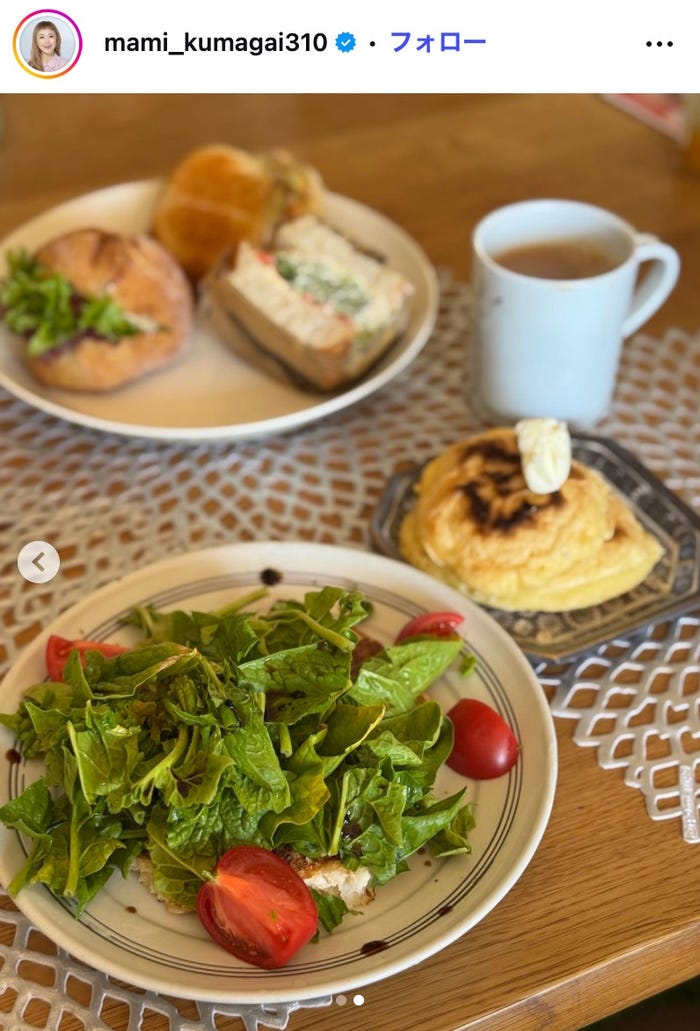 熊谷真実Instagramより