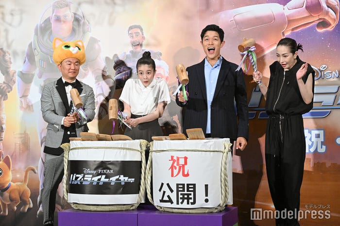 山内健司(かまいたち)、今田美桜、鈴木亮平、りょう(C)モデルプレス