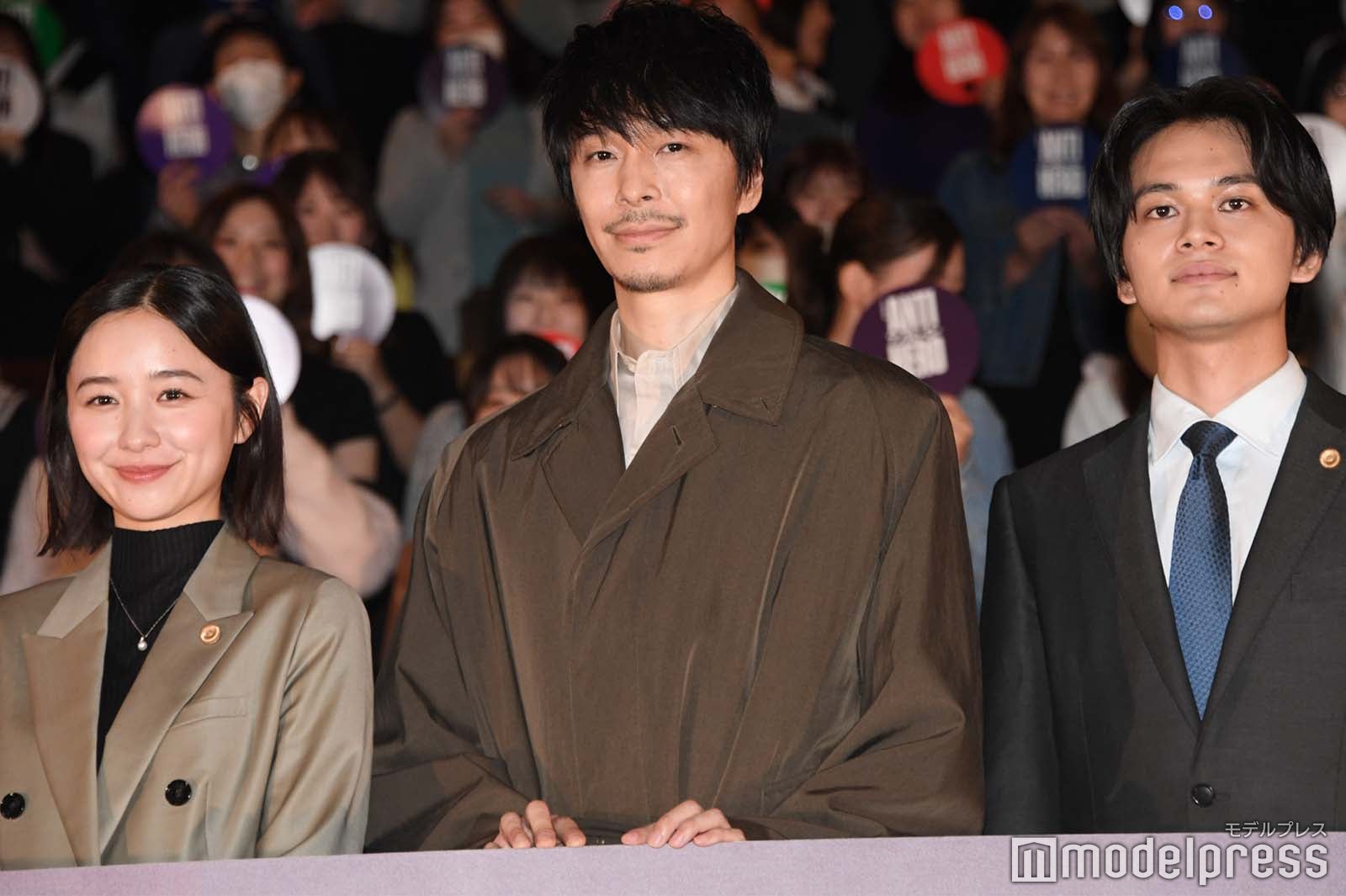 堀田真由、長谷川博己、北村匠海（C）モデルプレス