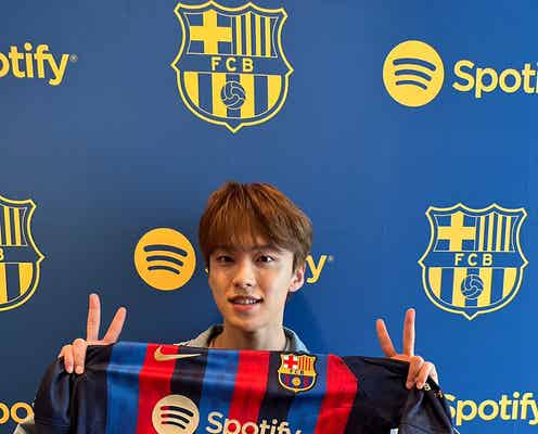JO1河野純喜、FCバルセロナ公式SNS突如登場で反響 選手たちとの豪華ショット公開