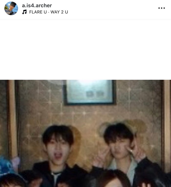 アーチャー・ウイInstagramより