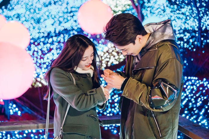 大峰ユリホ、Sean「彼とオオカミちゃんには騙されない」第1話(C)AbemaTV, Inc.