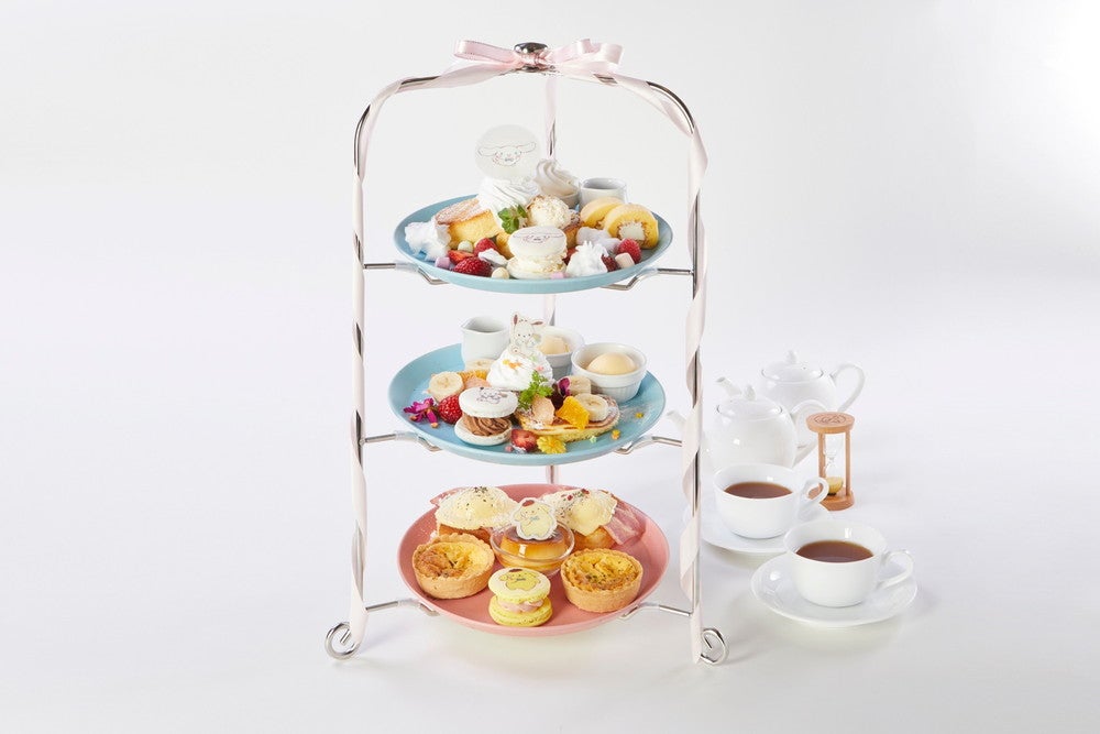 【みんなでお茶会！サンリオキャラクターズのアフタヌーンティー】5,060円／提供画像