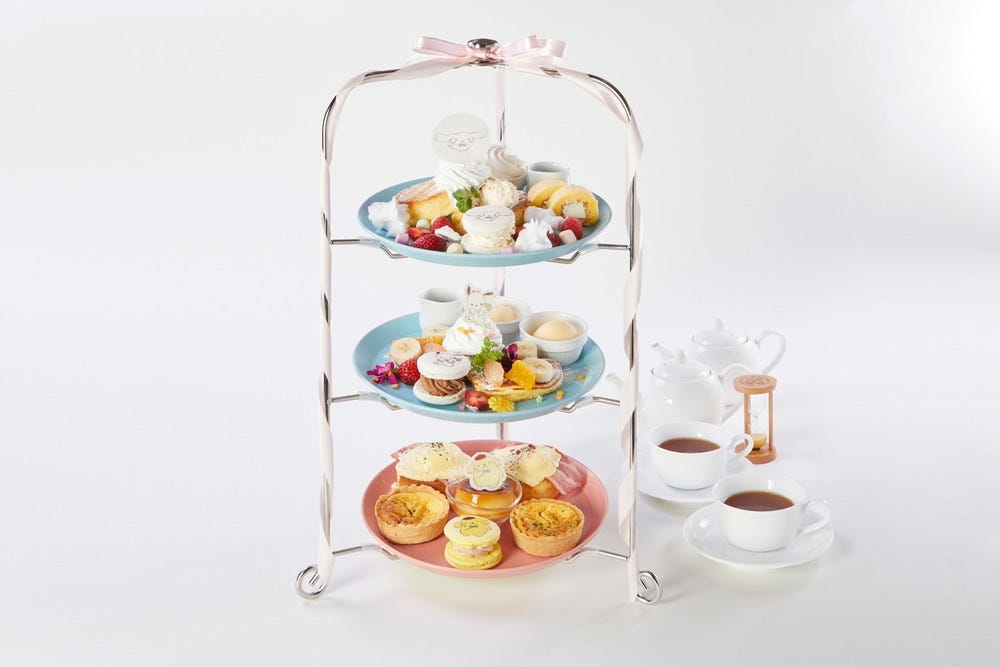 サンリオキャラクターズ×Butterがコラボ、人気キャラ達のアフタヌーンティーやパンケーキ