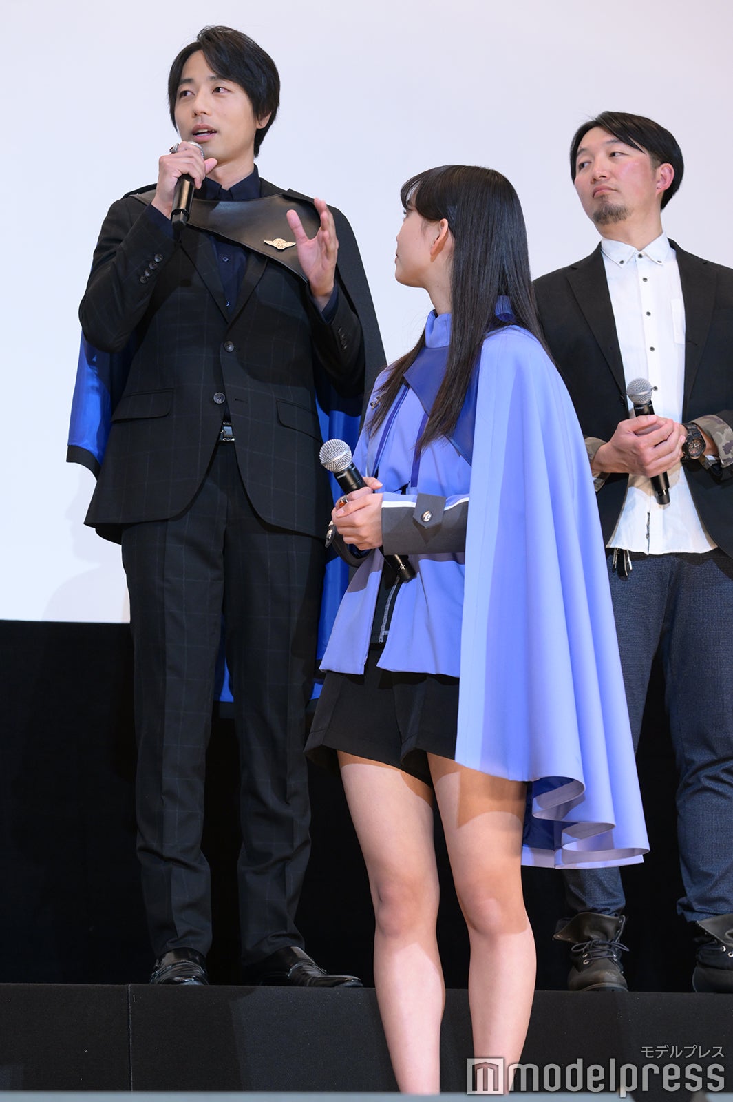 （左から）熊木陸斗、松本麗世、山口恭平監督（C）モデルプレス