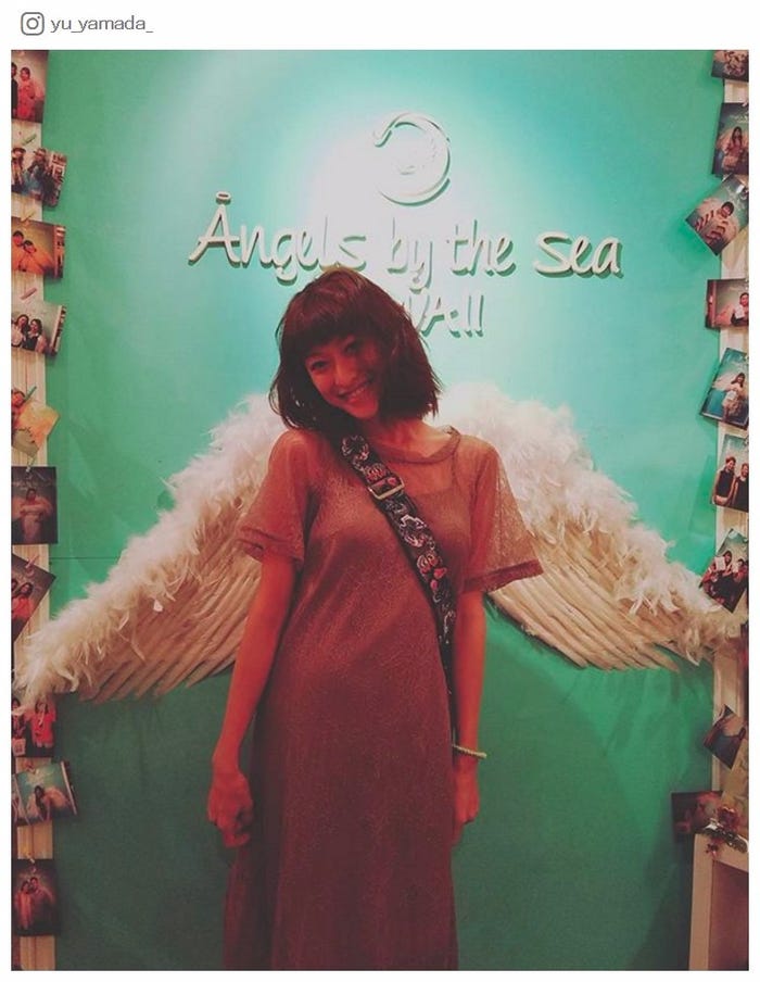 ふっくらお腹を披露した山田優/山田優Instagramより