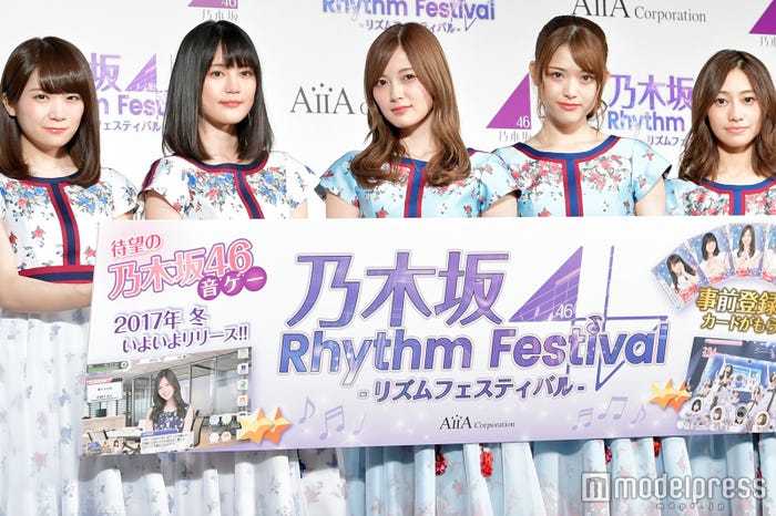 秋元真夏、生田絵梨花、白石麻衣、松村沙友理、桜井玲香(C)モデルプレス