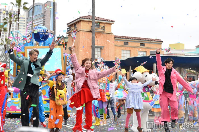 (左から)森崎ウィン、仲里依紗、永尾柚乃、千葉雄大(C)モデルプレス