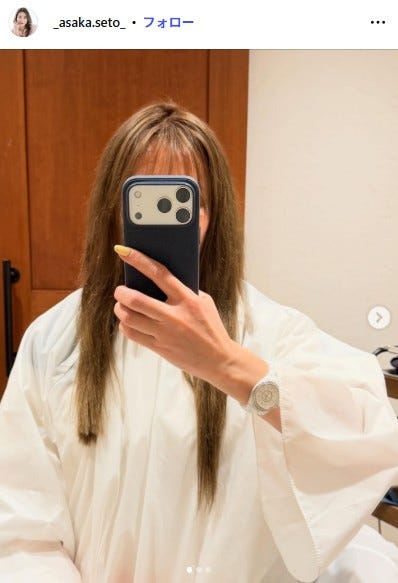 瀬戸朝香Instagramより