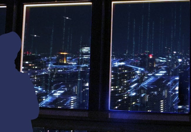 擬似 AR 夜景／画像提供：ネイキッド