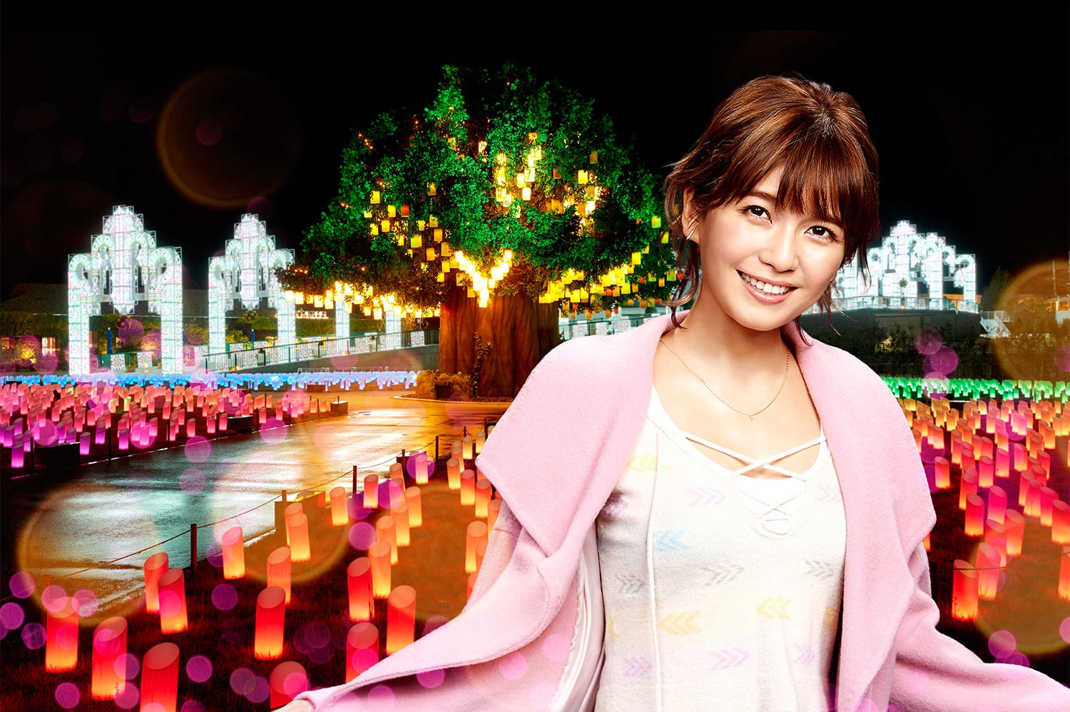 AAA宇野実彩子がイメージキャラ就任 「冬ラグーナ」で史上最光イルミ&マッピングショー