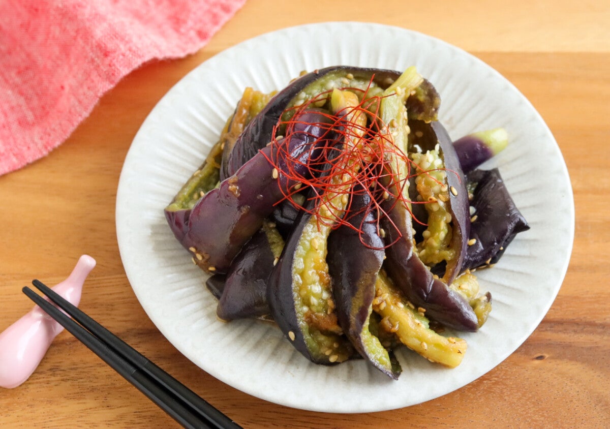 なすってレンジでこんなに美味しくなるの？！超簡単！とろとろなすのナムルのレシピ